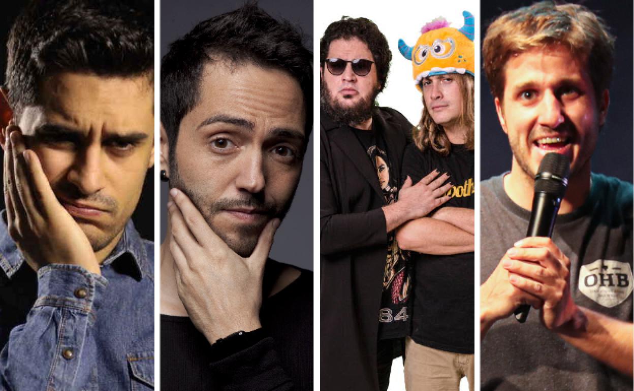 David Suárez, David Guapo, Jaime Caravaca y Grison y Pablo Ibarburu. 