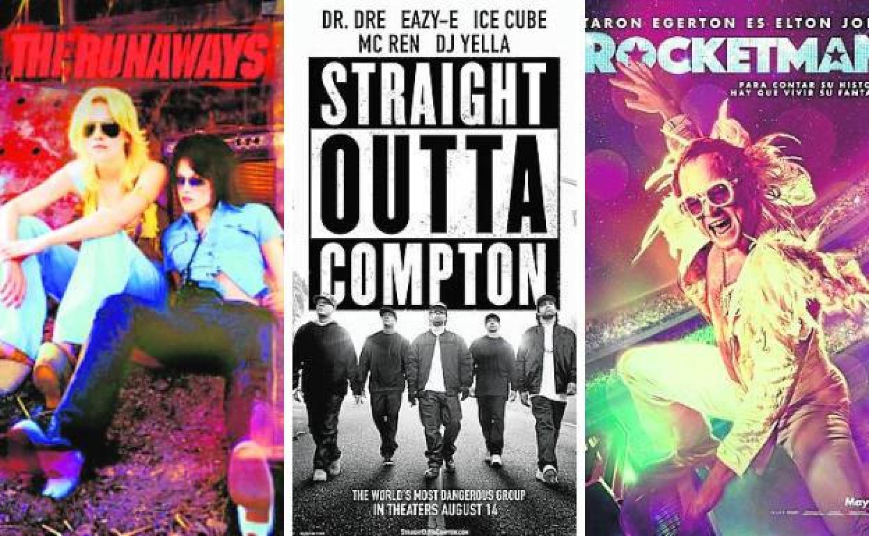 'The Runaways', 'Straight Outta Compton' y 'Rocketman'.