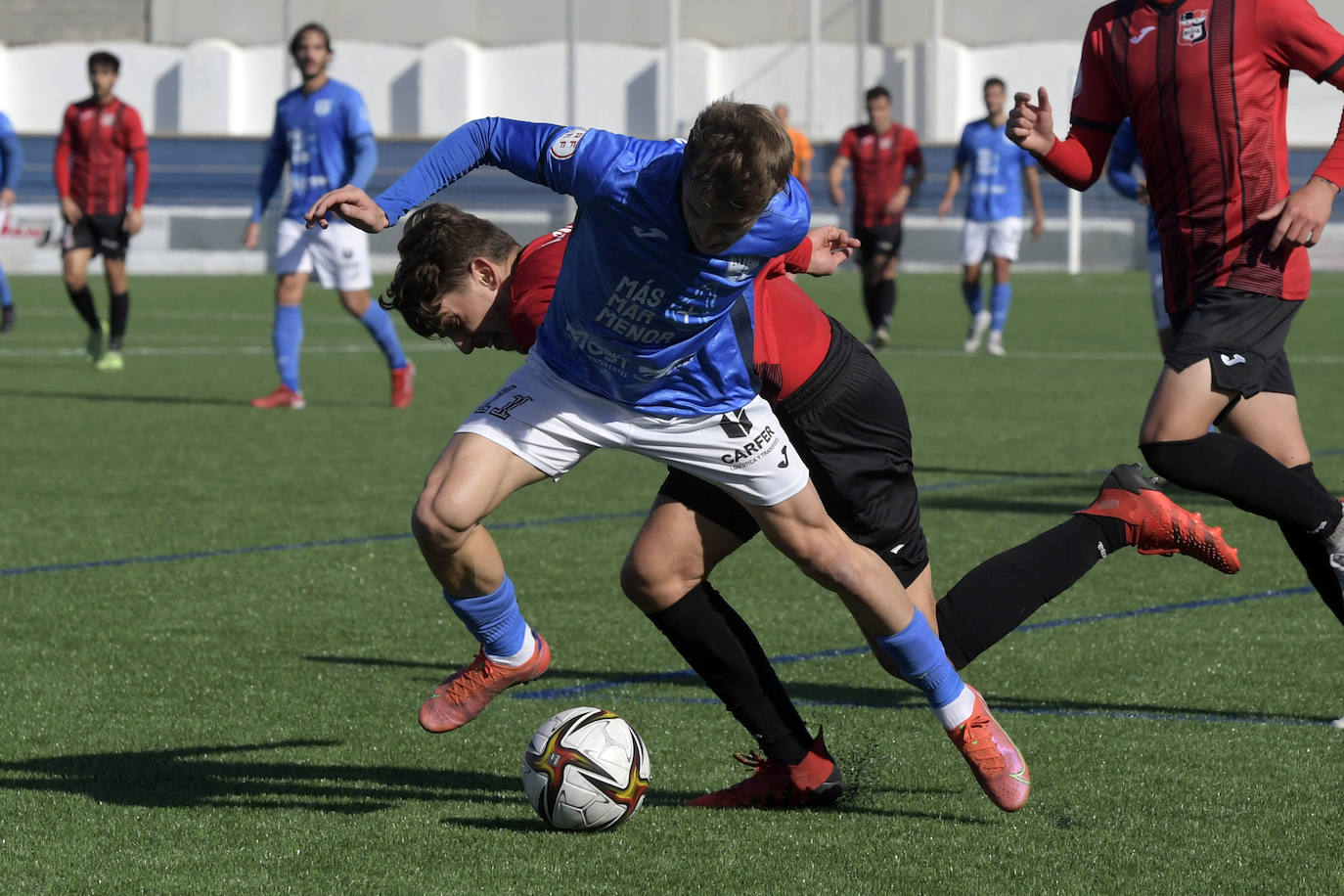 Fotos: El Mar Menor no encuentra el camino del gol ante un duro rival
