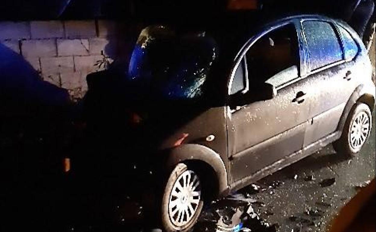 Un matrimonio y su hijo resultan heridos en un accidente de tráfico en Cehegín