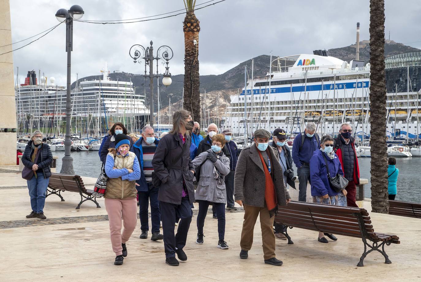 Fotos: Doble escala de cruceros en el Puerto de Cartagena