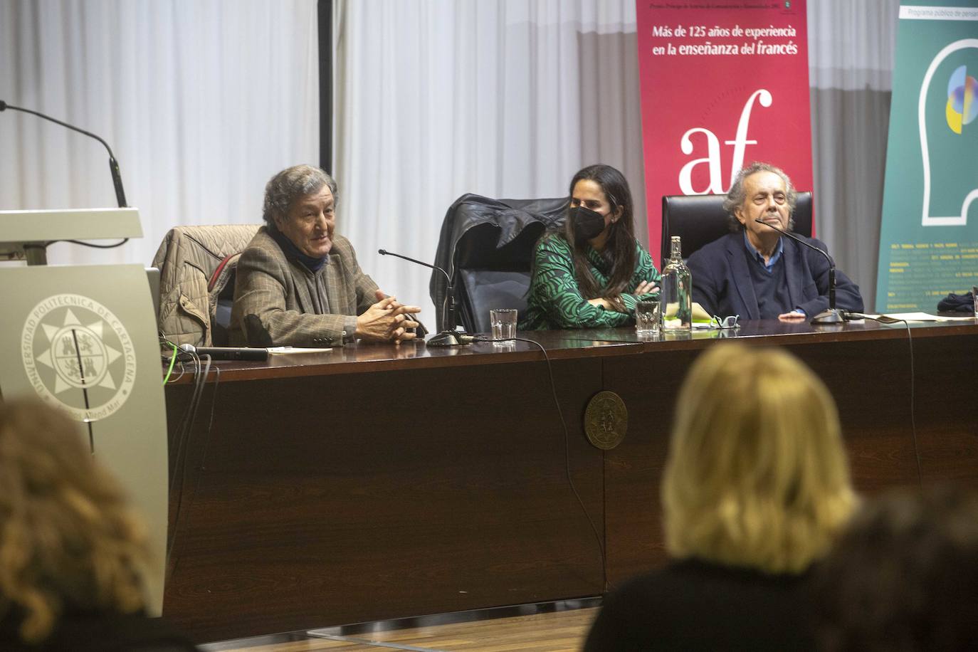 Fotos: Noche de las ideas con Sami Naïr y Francisco Jarauta en Cartagena