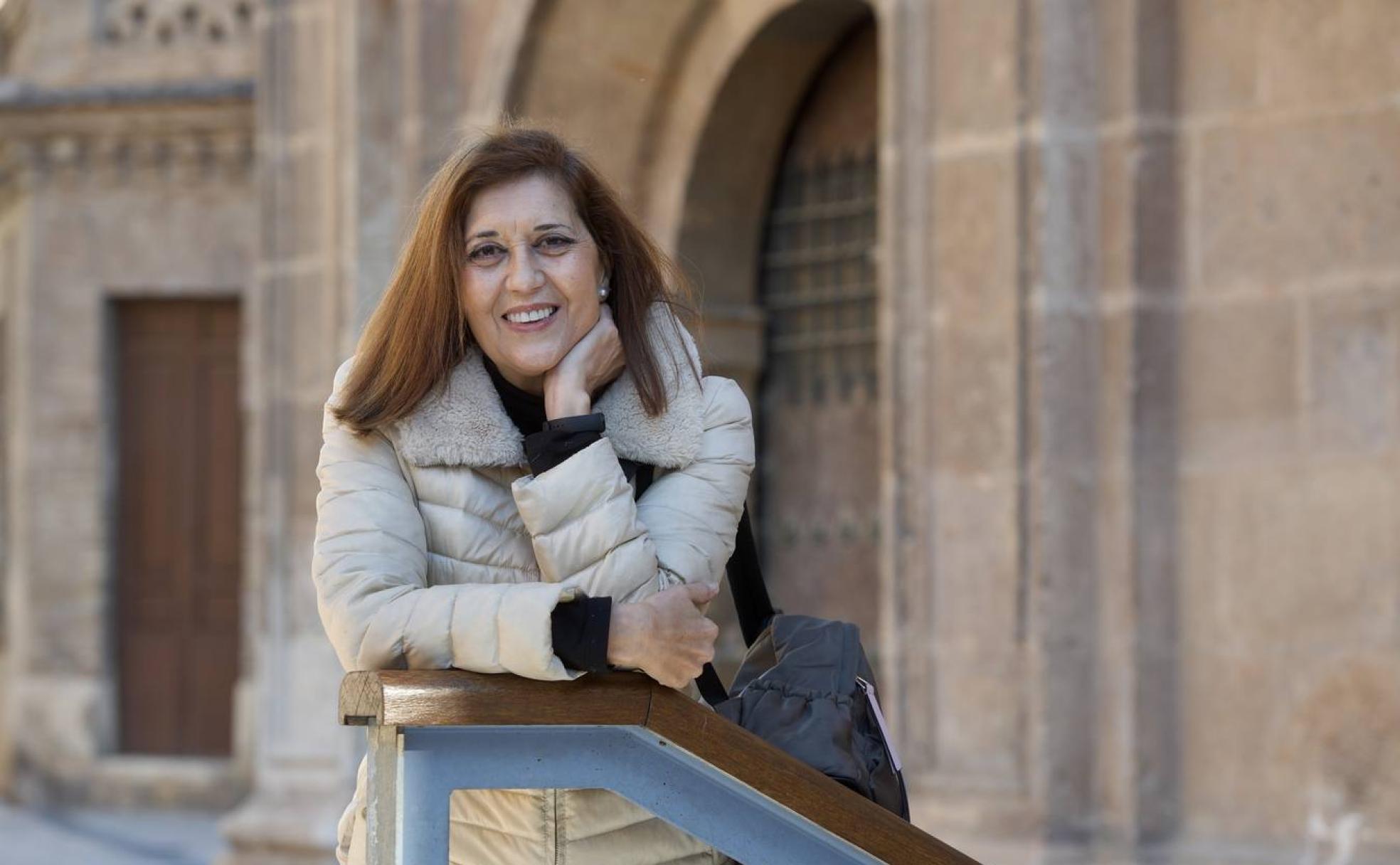 La catedrática de Historia Medieval de la Universidad de Murcia, María Martínez, ayer. 