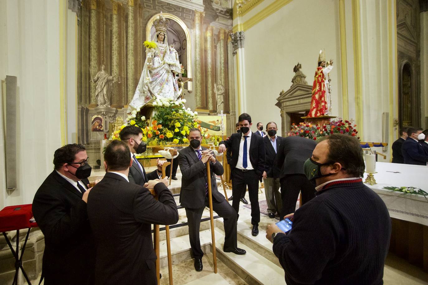 Fotos: Procesión en honor a La Candelaria en el barrio murciano de Santa Eulalia