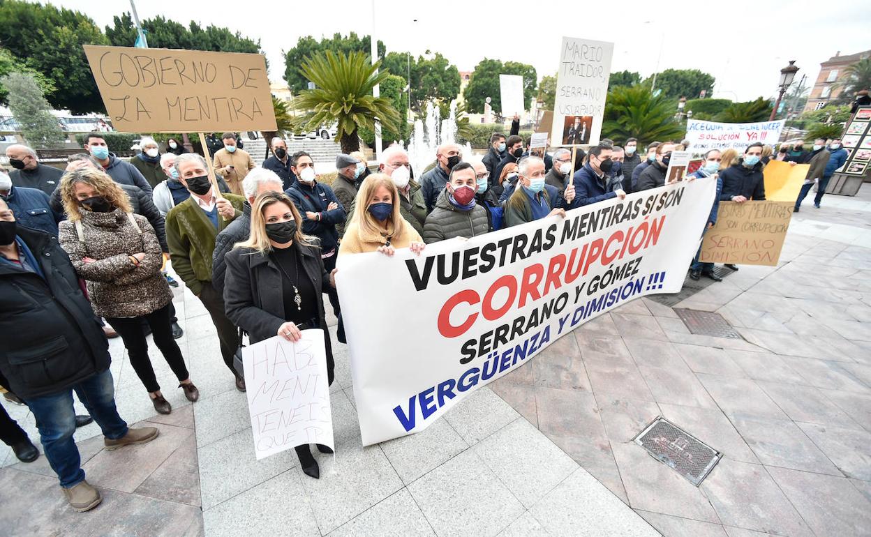 Imagen de la protesta celebrada el pasado jueves 27 de enero en La Glorieta.