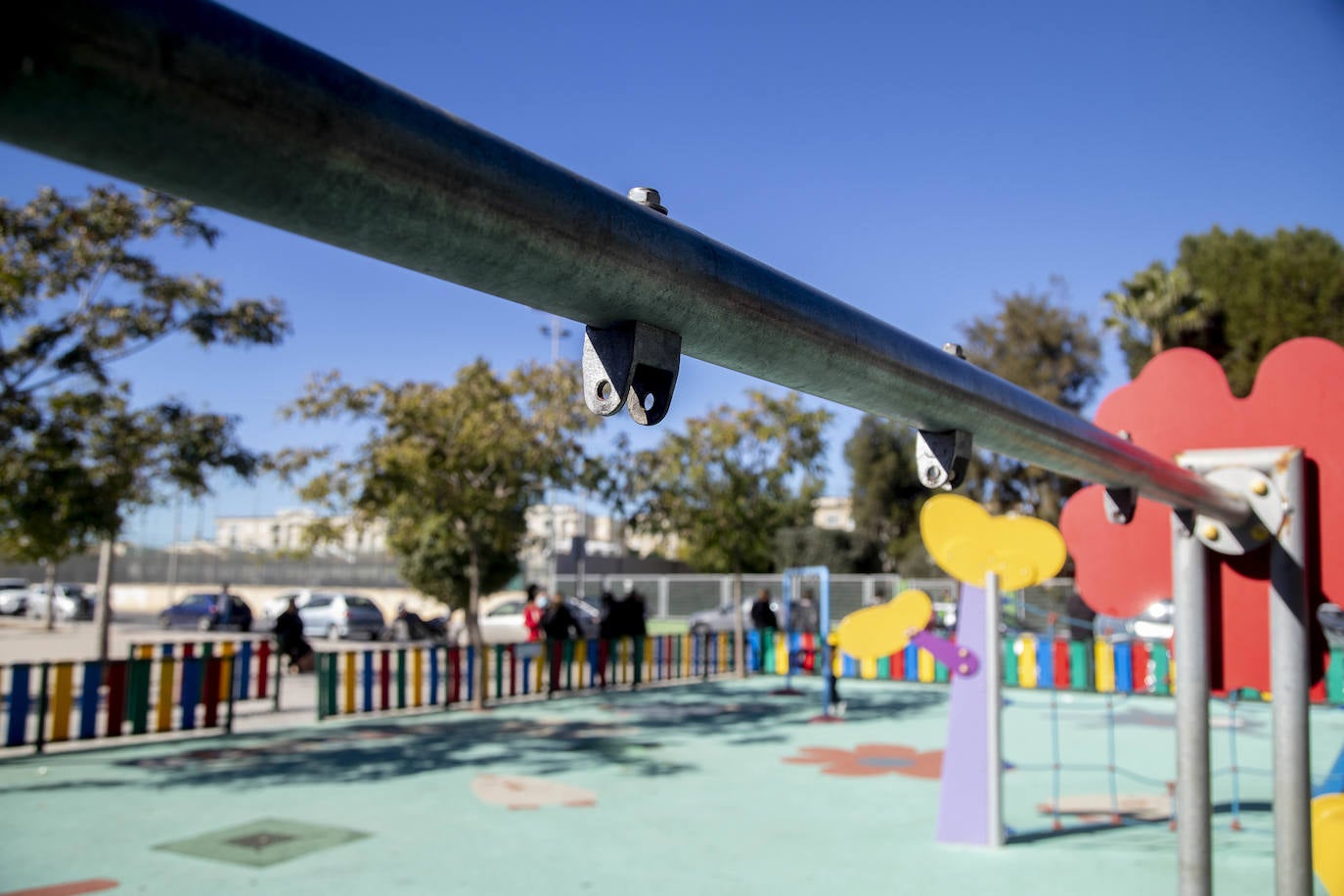 Fotos: Parques infantiles deteriorados en Cartagena
