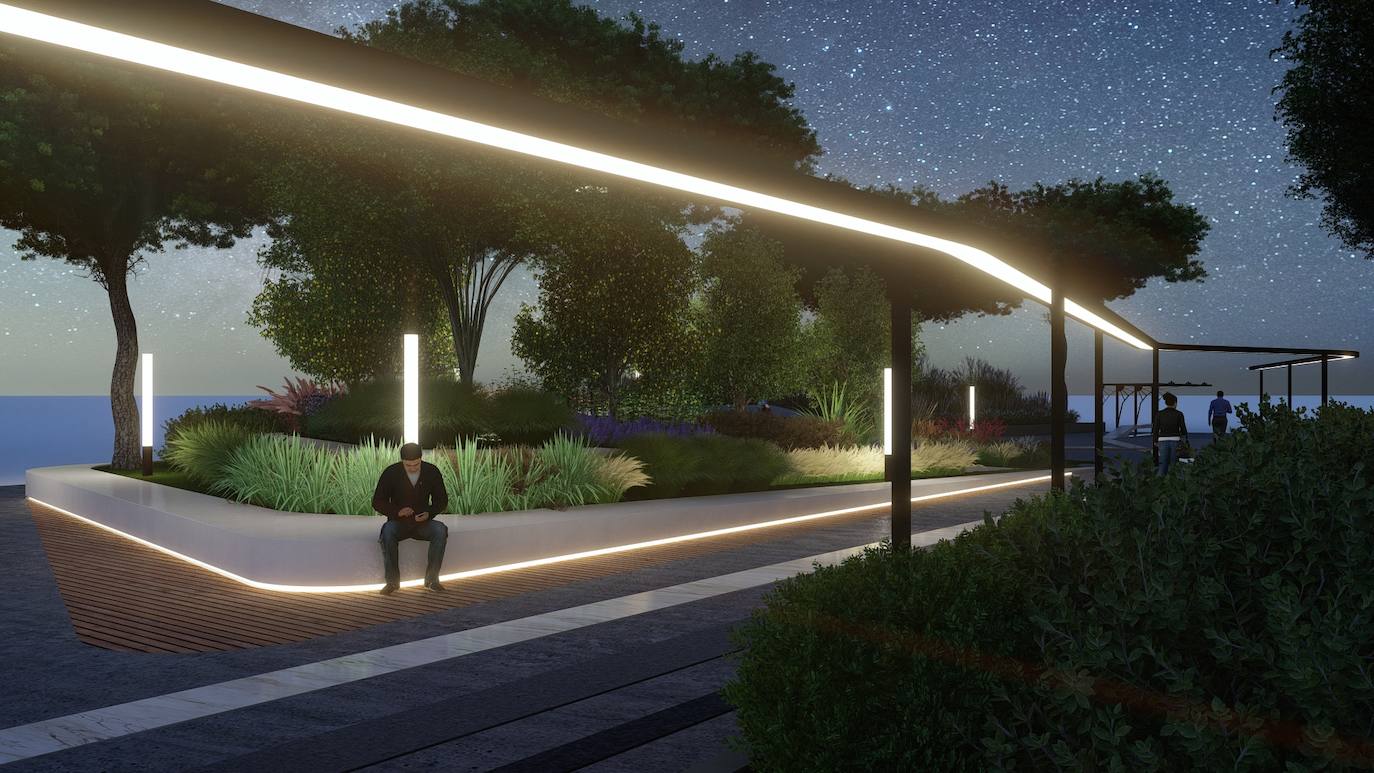 Fotos: Proyecto de peatonalización del bulevar de la Conexión Sur