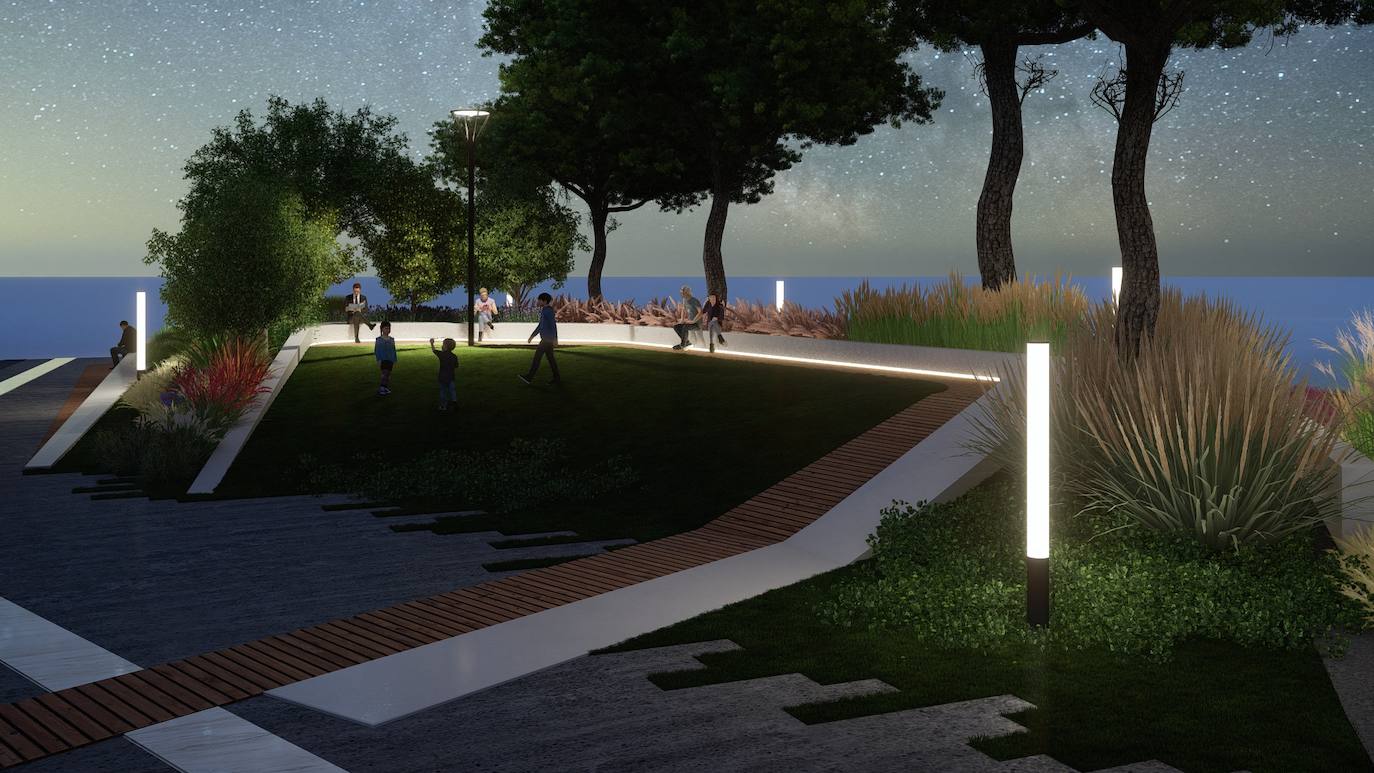 Fotos: Proyecto de peatonalización del bulevar de la Conexión Sur