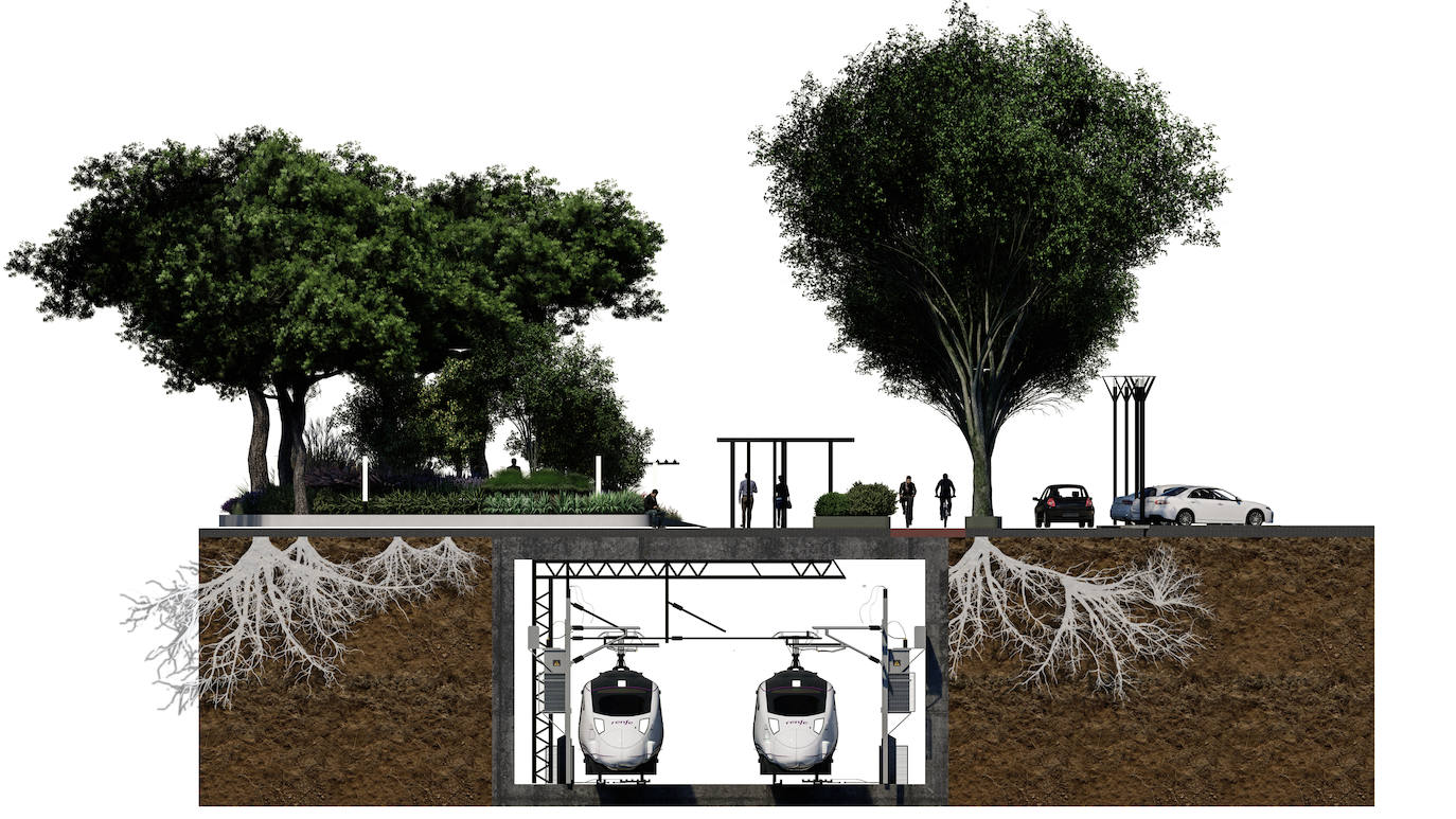 Fotos: Proyecto de peatonalización del bulevar de la Conexión Sur