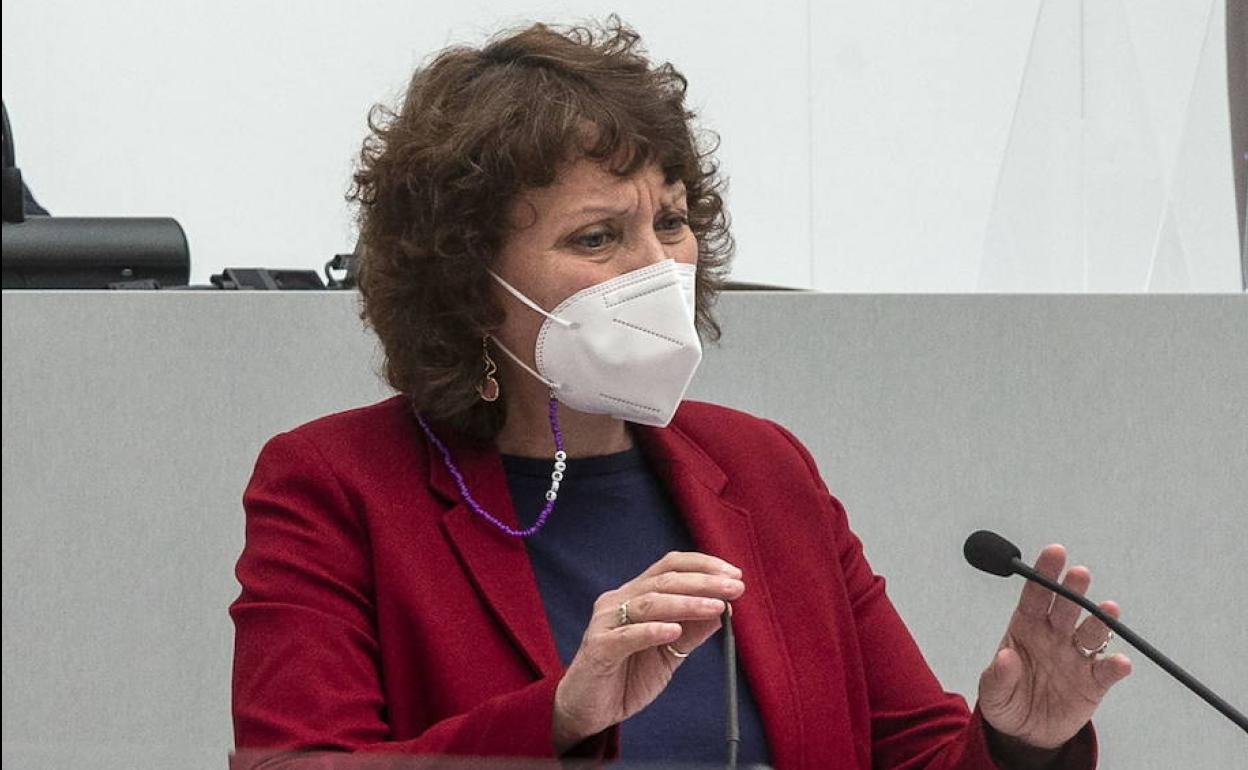 La portavoz de la formación, María Marín, en una imagen de archivo.