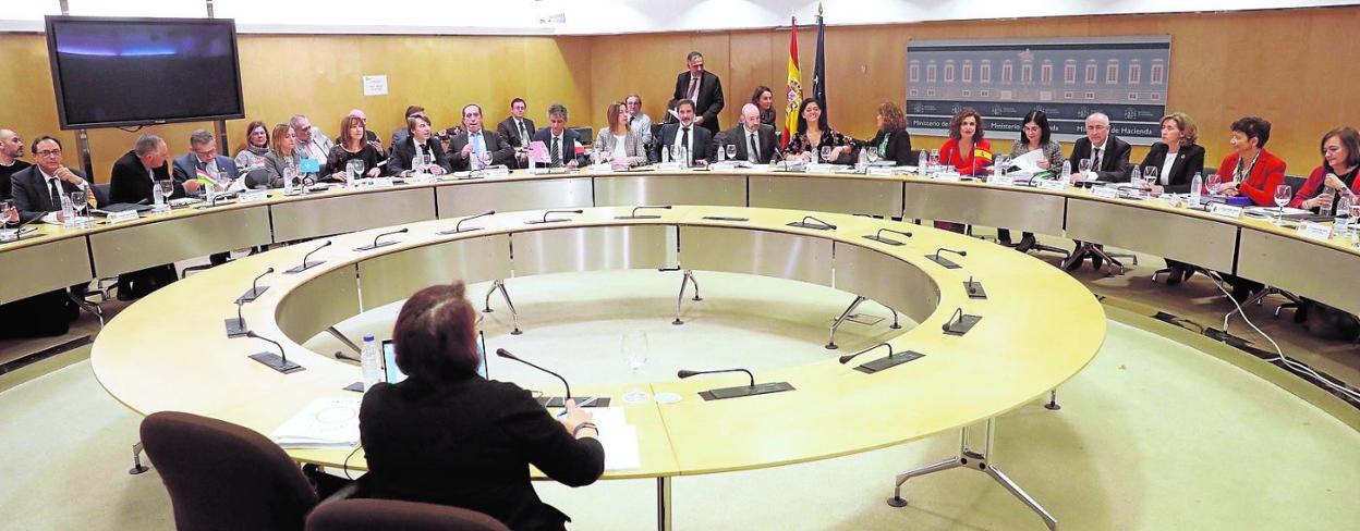 Reunión del Consejo de Política Fiscal y Financiera celebrada en febrero de 2020. 