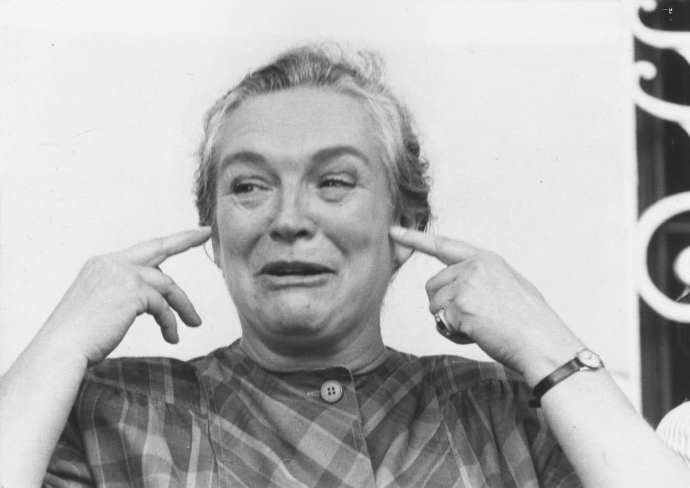 Fotograma de una de sus películas rescatado por la Filmoteca Regional durante un homenaje en 2004.