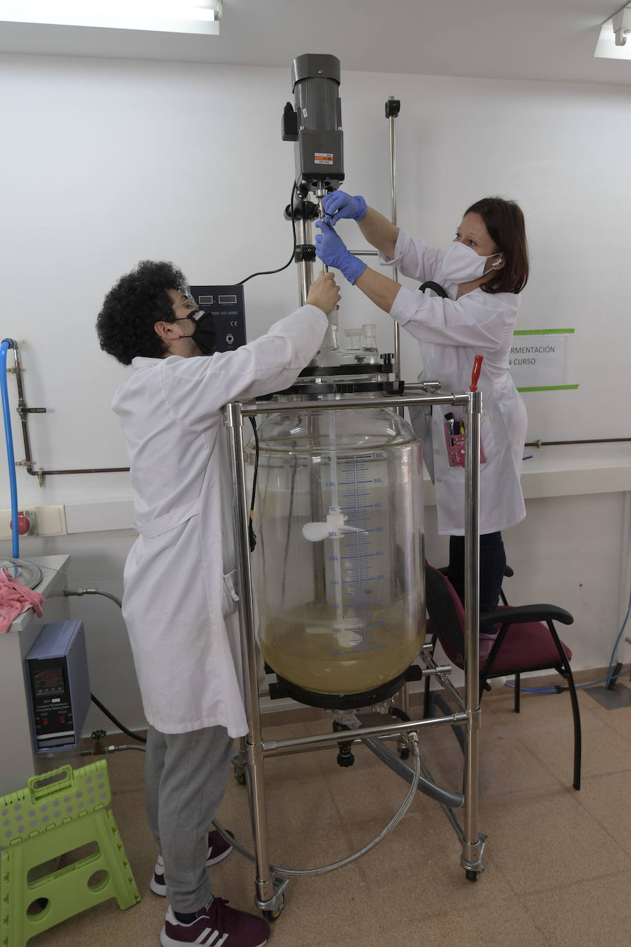 Fotos: La Región desarrolla un sistema para producir a gran escala bioplástico a partir de bacterias