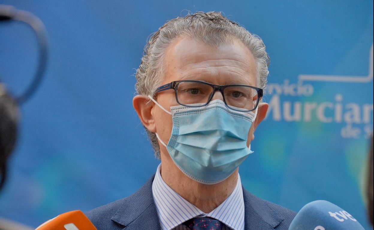 El consejero de Salud, Juan José Pedreño, en una fotografía de archivo.