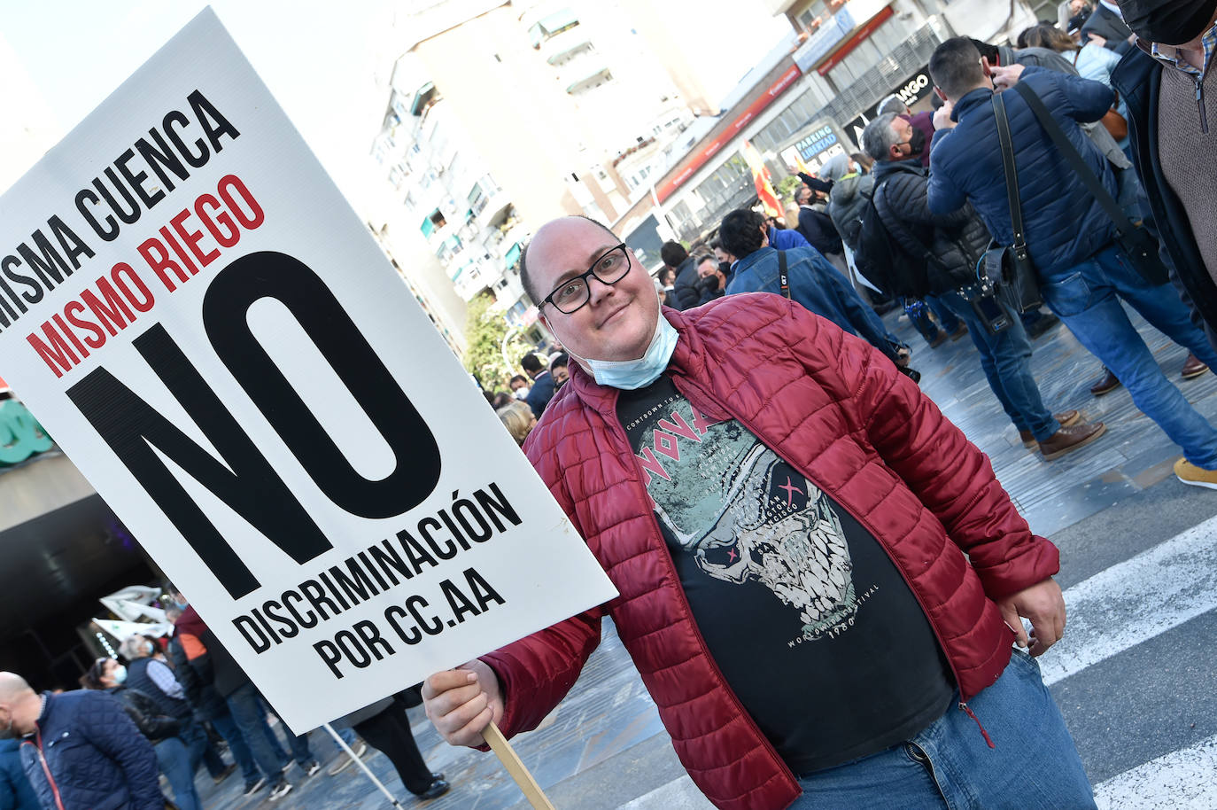 Fotos: Los agricultores salen a la calle en Murcia por la mejora del sector