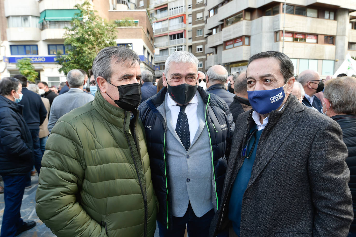 Fotos: Los agricultores salen a la calle en Murcia por la mejora del sector