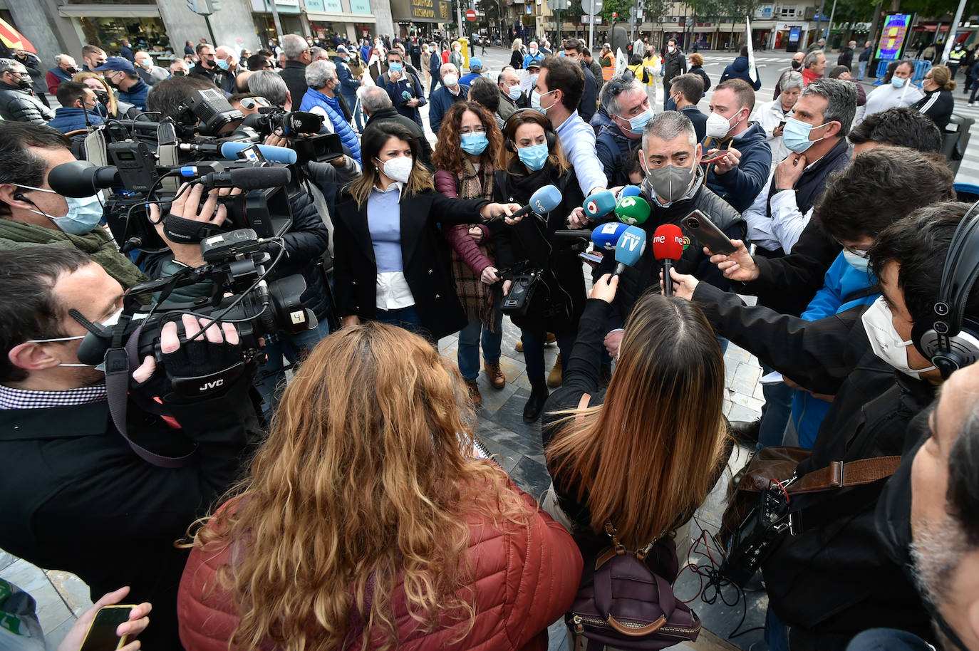 Fotos: Los agricultores salen a la calle en Murcia por la mejora del sector