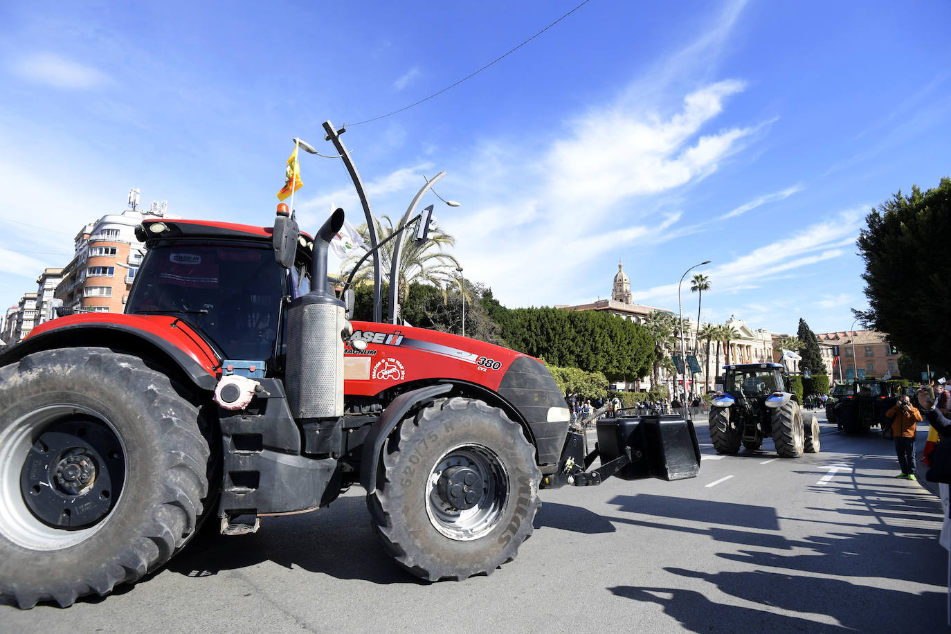 Fotos: Más de 500 tractores y camiones toman este miércoles Murcia en la manifestación del campo