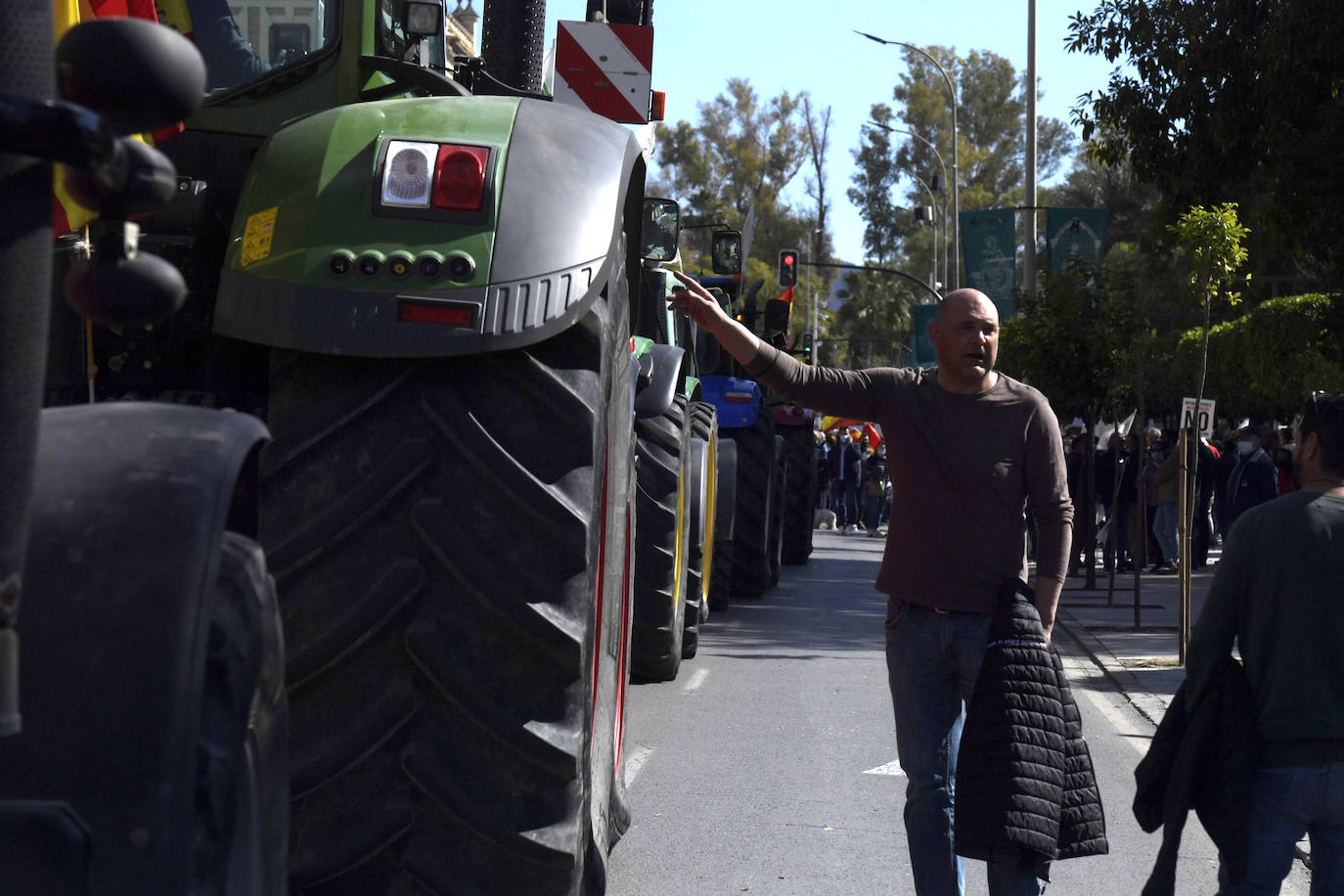 Fotos: Más de 500 tractores y camiones toman este miércoles Murcia en la manifestación del campo