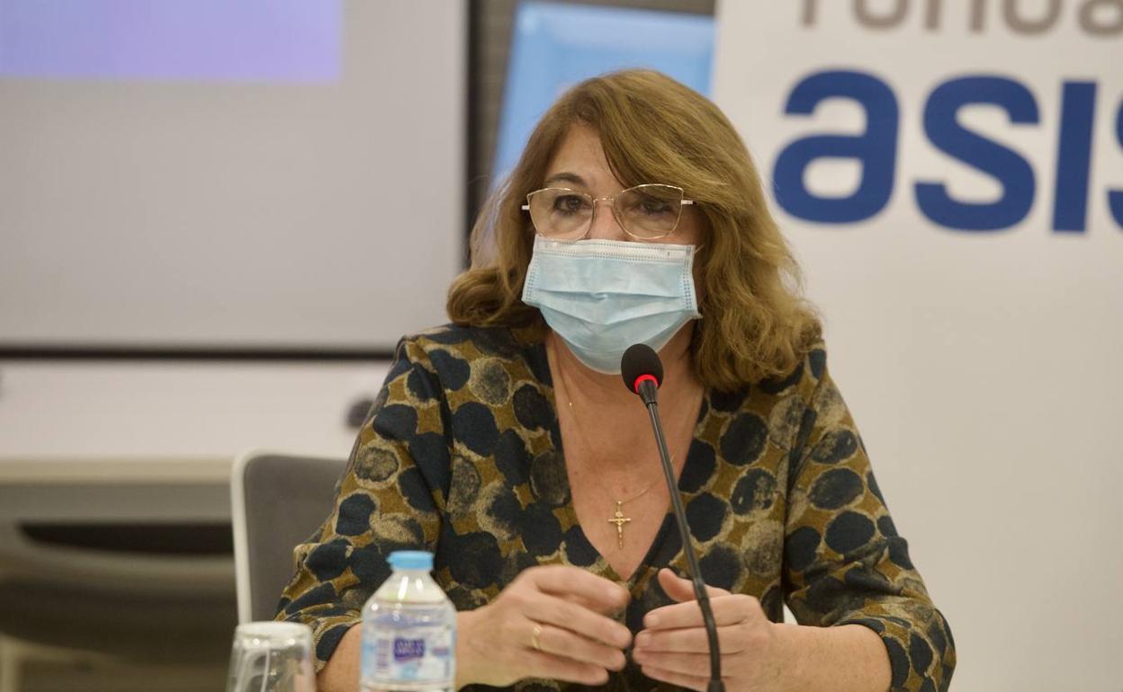 La consejera, María Isabel Campuzano, el martes. 