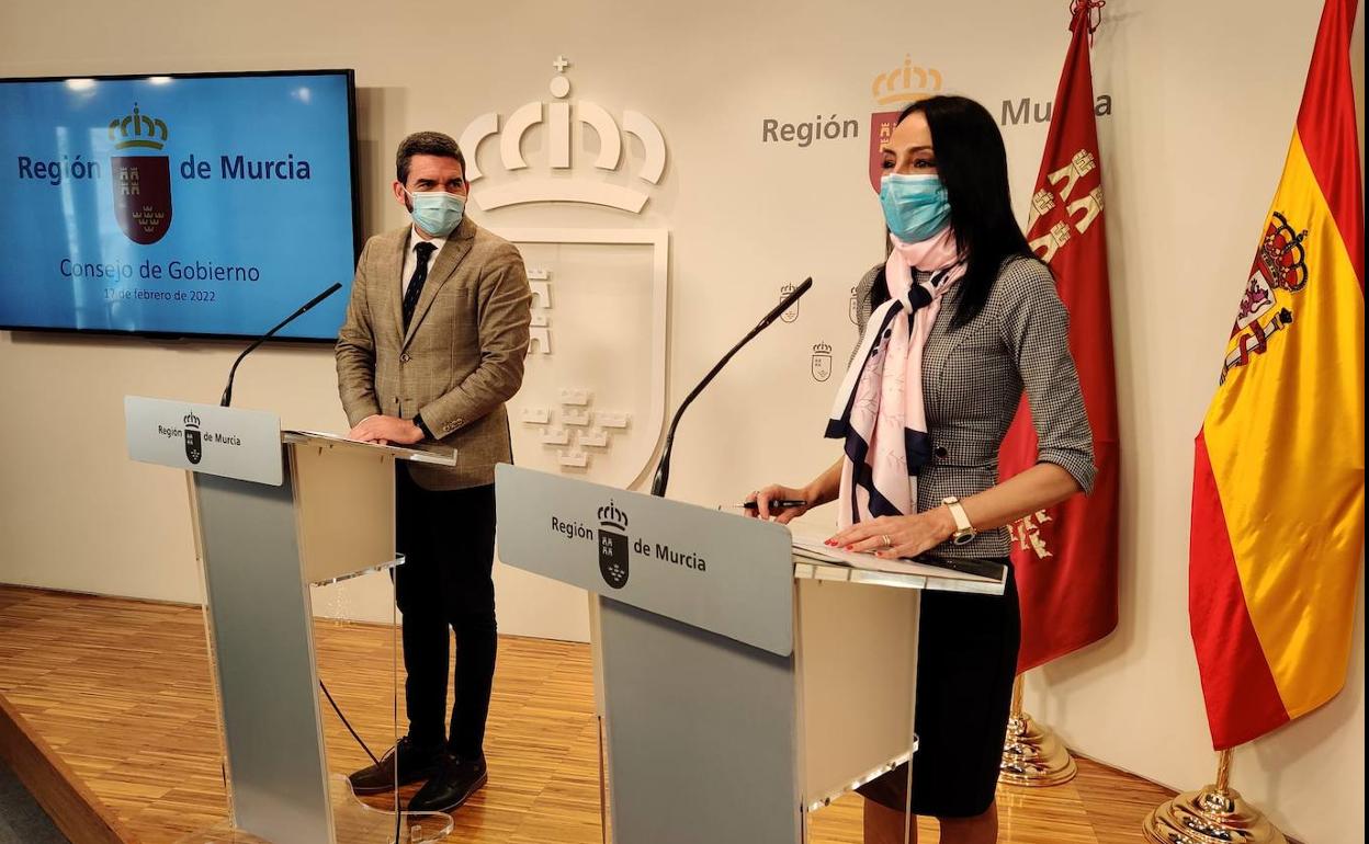 Valle Miguélez y Antonio Luengo, este jueves.