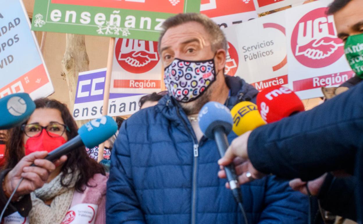 Nacho Tornel durante una protesta en una foto de archivo. 