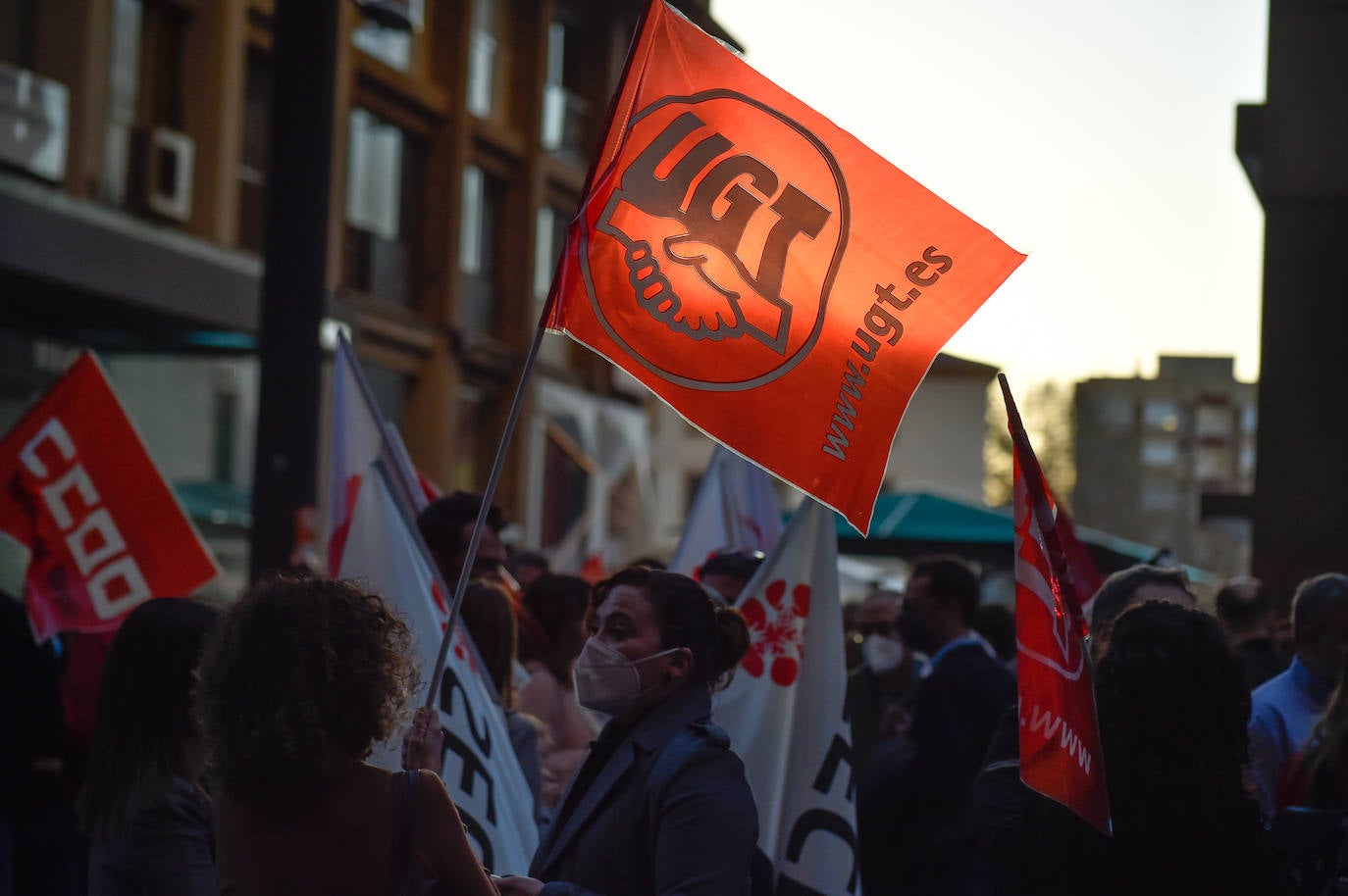 Fotos: Los trabajadores de CaixaBank se lanzan a la calle