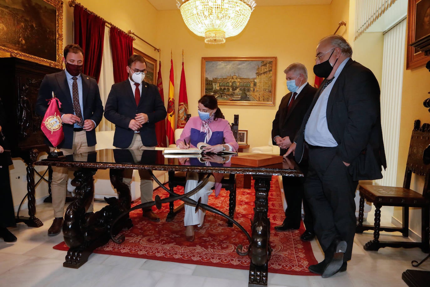 Fotos: La ministra Llop presenta en Lorca el proyecto del Palacio de Justicia