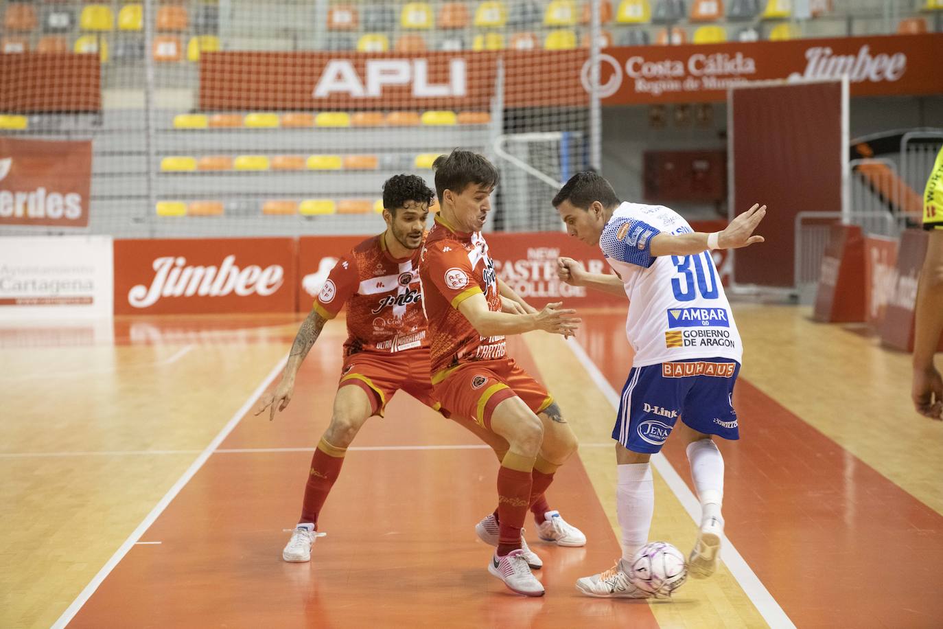 Fotos: El empate del Jimbee Cartagena contra el Zaragoza, en imágenes