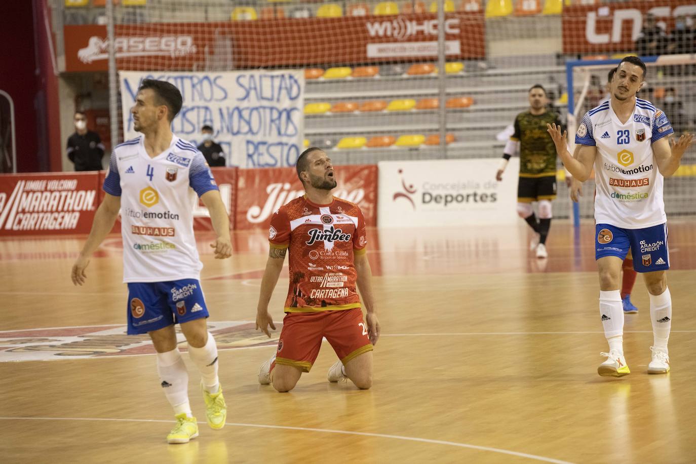 Fotos: El empate del Jimbee Cartagena contra el Zaragoza, en imágenes