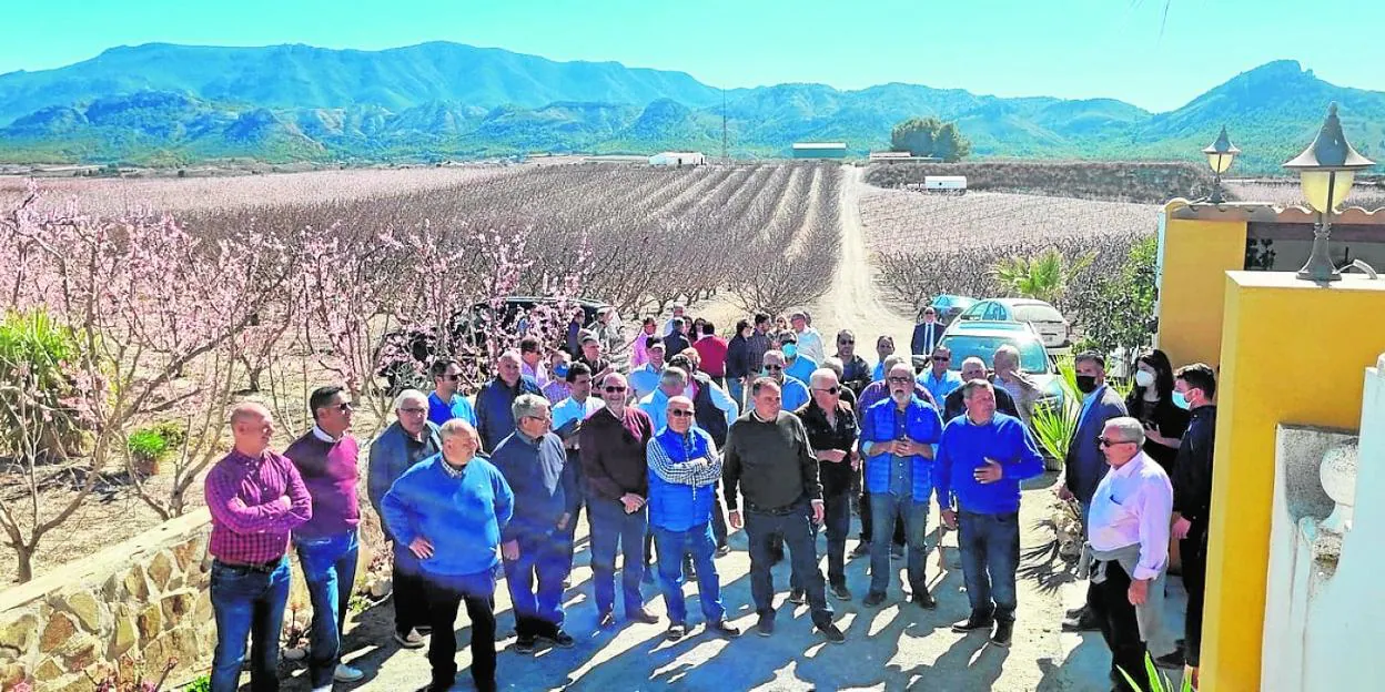 Representantes de las cooperativas de Fecoam durante la jornada, la pasada semana. 