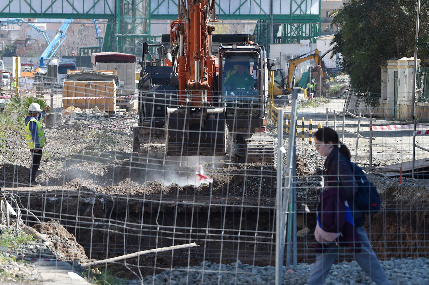 Fotos: Retirada de las vías y de las instalaciones de circulación en Barriomar