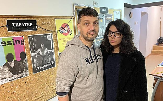 Alex Vorovenskiy y Anabell Sotello.