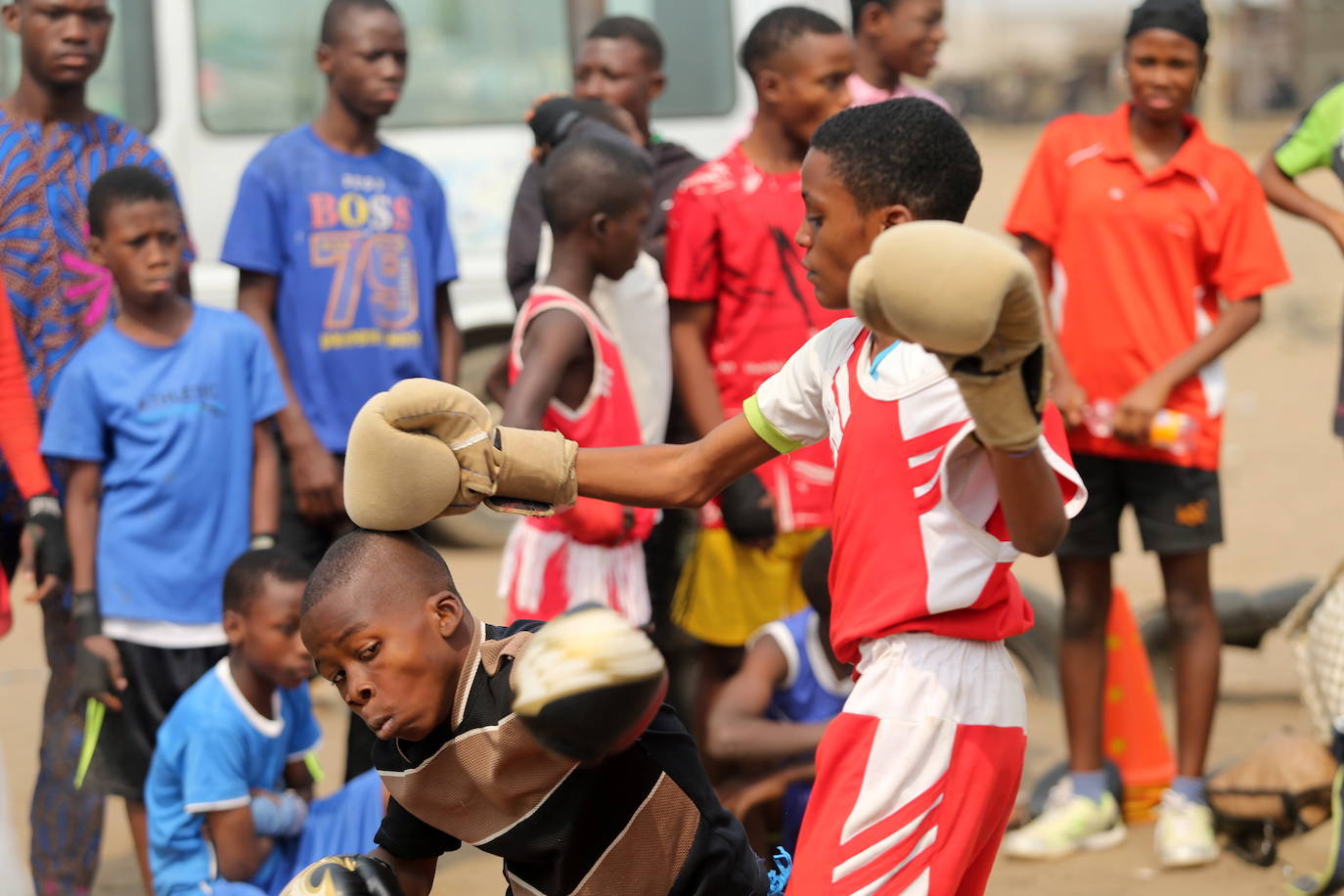 Fotos: Boxeadores desde la infancia