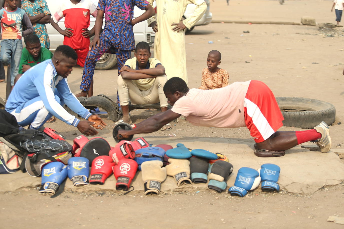Fotos: Boxeadores desde la infancia