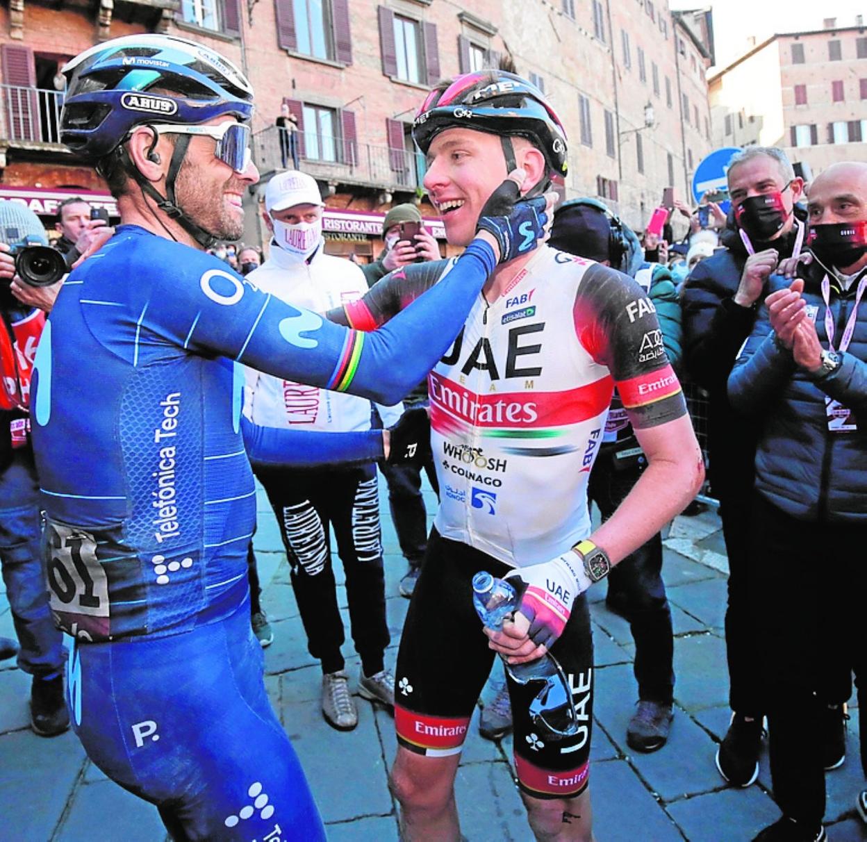 Tercer podio de Valverde en la Toscana