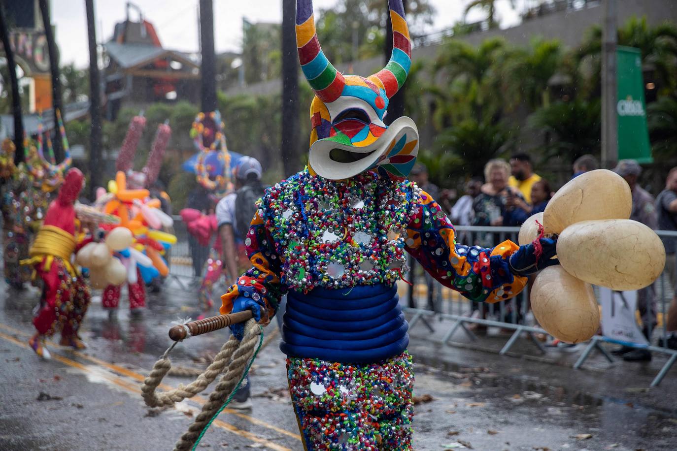 Fotos: Colorido y entusiasmo contra la lluvia