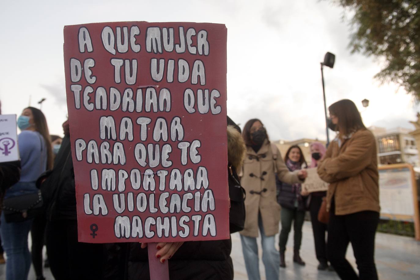 Fotos: Concentración en El Malecón por el Día de la Mujer