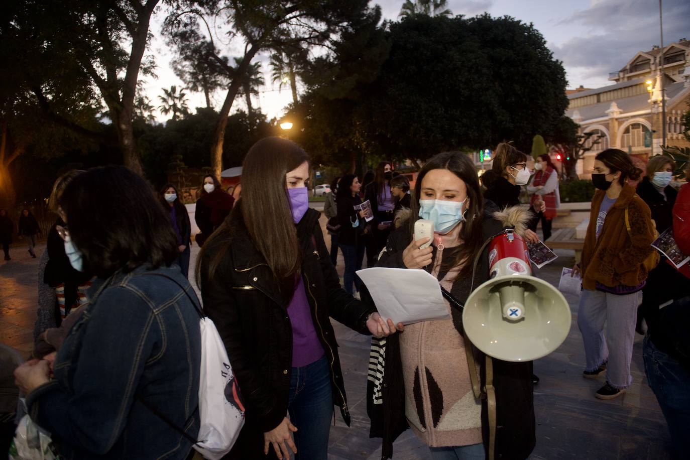 Fotos: Concentración en El Malecón por el Día de la Mujer