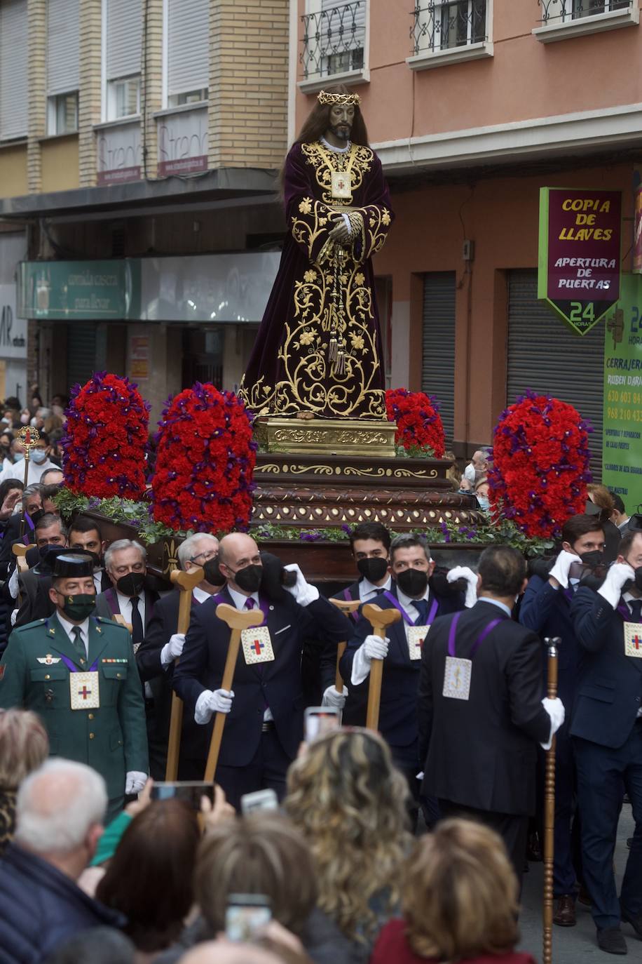 Fotos: Una procesión para la historia de Murcia el día en que la Morenica no pudo bajar del santuario