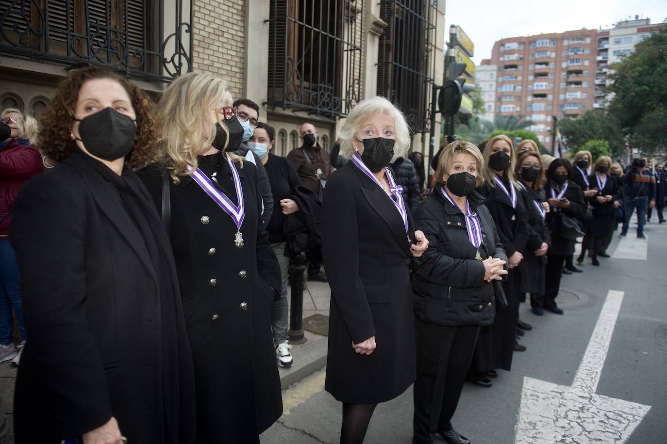 Fotos: Una procesión para la historia de Murcia el día en que la Morenica no pudo bajar del santuario