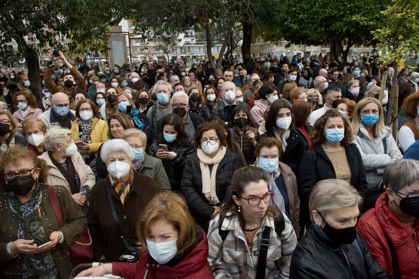 Fotos: Una procesión para la historia de Murcia el día en que la Morenica no pudo bajar del santuario