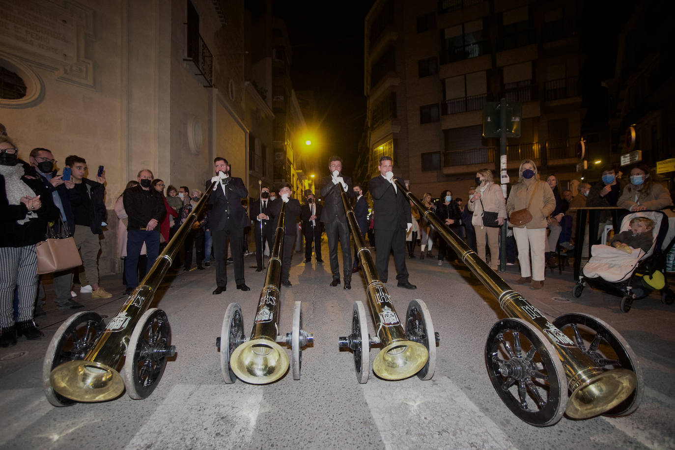 Fotos: Una procesión para la historia de Murcia el día en que la Morenica no pudo bajar del santuario