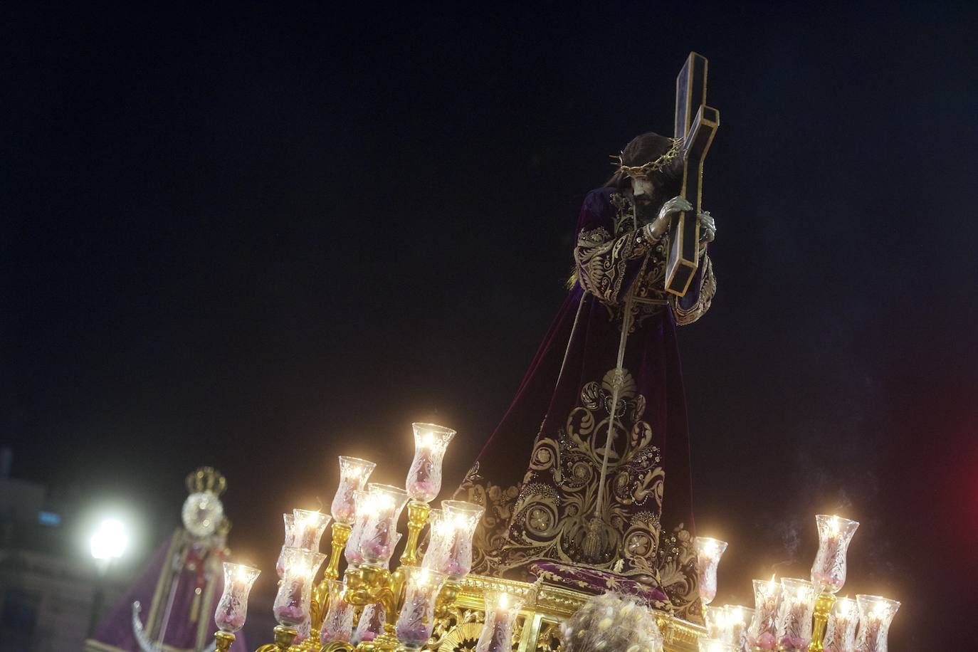 Fotos: Una procesión para la historia de Murcia el día en que la Morenica no pudo bajar del santuario