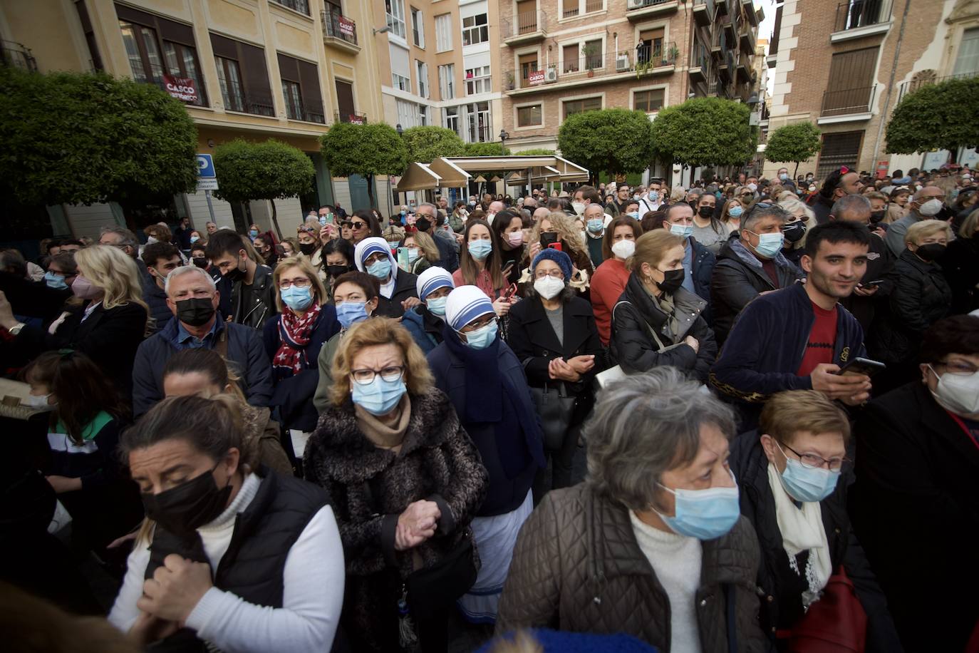 Fotos: Una procesión para la historia de Murcia el día en que la Morenica no pudo bajar del santuario