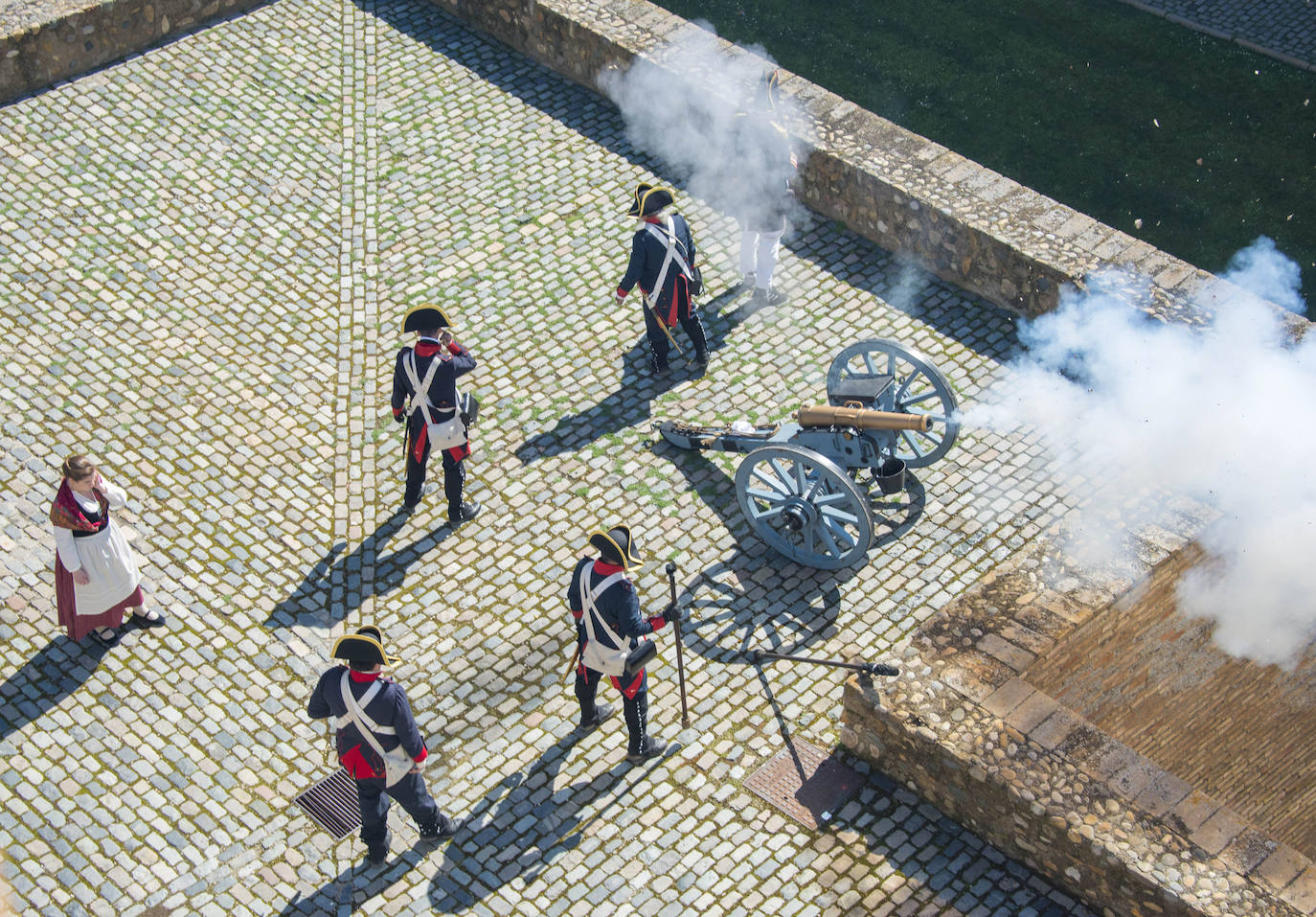 Fotos: Recreación de los Sitios de Zaragoza