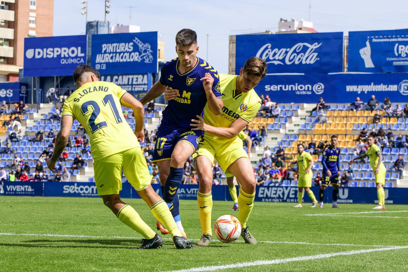 Fotos: La derrota del UCAM Murcia ante el Villarreal B, en imágenes