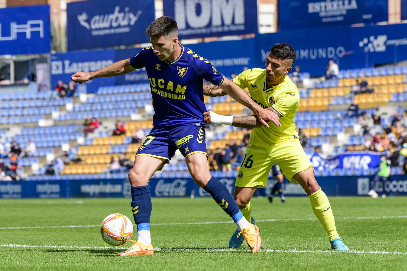 Fotos: La derrota del UCAM Murcia ante el Villarreal B, en imágenes