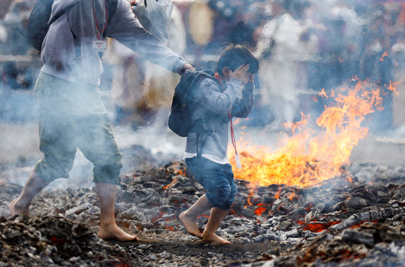 Fotos: Caminando sobre el fuego