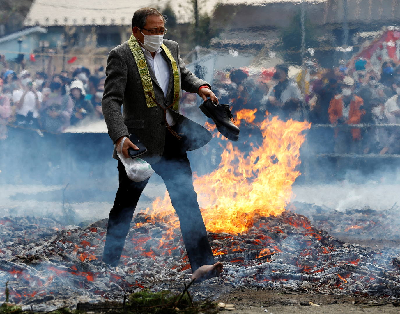 Fotos: Caminando sobre el fuego